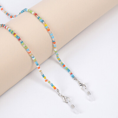 Αξεσουάρ γυαλιών ηλίου με αλυσίδα γυαλιών μόδας Πολυλειτουργικό κορδόνι Bohemian Colorful Bead Chain Anti-lost Neck Chain Chain γυαλιά ηλίου Αξεσουάρ