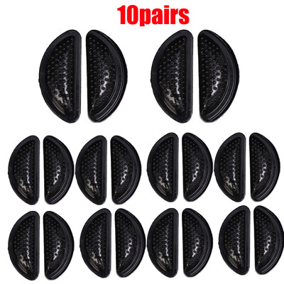 10 porų permatomų silikoninių akinių oro pagalvės, minkštos nosies pagalvėlės Nosies pagalvėlės ant akinių, dalijantis patogiai neslystančia nosies pagalve