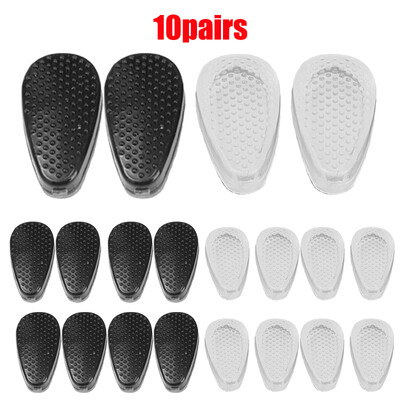 10 porų permatomų silikoninių akinių oro pagalvės, minkštos nosies pagalvėlės Nosies pagalvėlės ant akinių, dalijantis patogiai neslystančia nosies pagalve