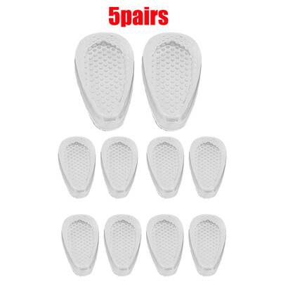 10 porų permatomų silikoninių akinių oro pagalvės, minkštos nosies pagalvėlės Nosies pagalvėlės ant akinių, dalijantis patogiai neslystančia nosies pagalve