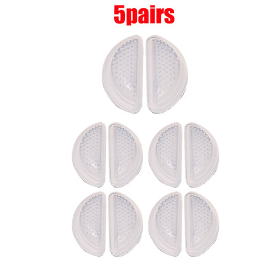 10 porų permatomų silikoninių akinių oro pagalvės, minkštos nosies pagalvėlės Nosies pagalvėlės ant akinių, dalijantis patogiai neslystančia nosies pagalve