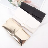 Jauns mīksts Pu ādas biezs brilles maisiņš modes brilles aizsargmaciņš sievietēm vīriešiem pārnēsājamas saulesbrilles kastes Briļļu aksesuāri