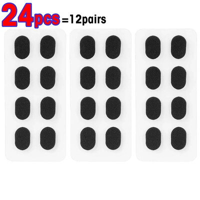 24vnt Minkšti neslystantys akiniai Nosies pagalvėlės EVA putplasčio lipnioji medžiaga, sugerianti prakaitą, kempinė Nosies pagalvėlės Akiniai Lipdukai akinių priedai