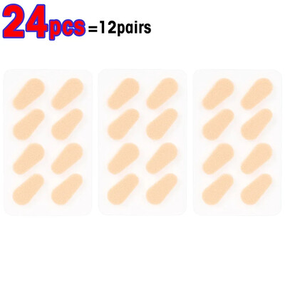 24vnt Minkšti neslystantys akiniai Nosies pagalvėlės EVA putplasčio lipnioji medžiaga, sugerianti prakaitą, kempinė Nosies pagalvėlės Akiniai Lipdukai akinių priedai