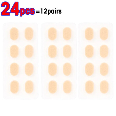 24vnt Minkšti neslystantys akiniai Nosies pagalvėlės EVA putplasčio lipnioji medžiaga, sugerianti prakaitą, kempinė Nosies pagalvėlės Akiniai Lipdukai akinių priedai