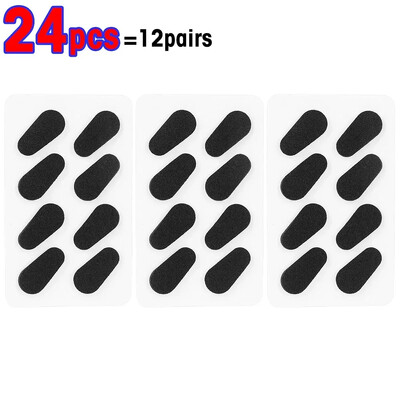 24vnt Minkšti neslystantys akiniai Nosies pagalvėlės EVA putplasčio lipnioji medžiaga, sugerianti prakaitą, kempinė Nosies pagalvėlės Akiniai Lipdukai akinių priedai