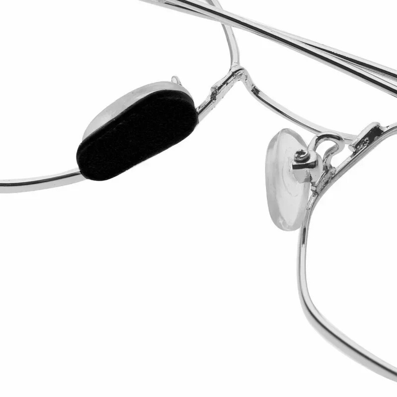 24vnt Minkšti neslystantys akiniai Nosies pagalvėlės EVA putplasčio lipnioji medžiaga, sugerianti prakaitą, kempinė Nosies pagalvėlės Akiniai Lipdukai akinių priedai