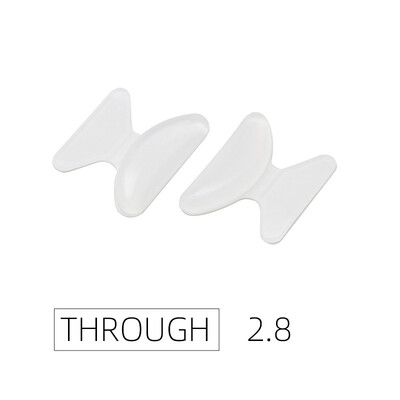 Zilead 5 Pairs Μαλακά γυαλιά σιλικόνης Επιθέματα μύτης Στήριγμα για γυαλιά Γυαλιά ηλίου Αντιολισθητικό μαξιλαράκι μύτης Αξεσουάρ γυαλιών γυαλιά