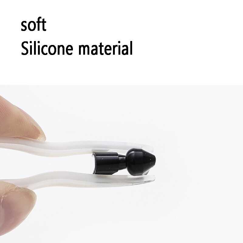 Zilead 5 Pairs Μαλακά γυαλιά σιλικόνης Επιθέματα μύτης Στήριγμα για γυαλιά Γυαλιά ηλίου Αντιολισθητικό μαξιλαράκι μύτης Αξεσουάρ γυαλιών γυαλιά