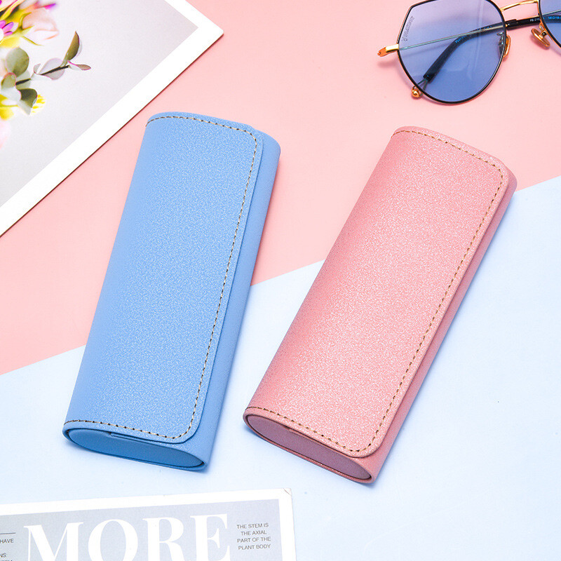 PU odinis akinių dėklas vyrams Moterų saulės akinių dėžutė trumparegystė laikymo dėžutė Nešiojama nuo slėgio akinių krepšys akinių priedas