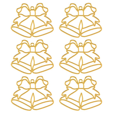 10 τμχ Χριστουγεννιάτικη Εποξειδική Κόλλα Κρυστάλλου UV Ρητίνη Μεταλλικό περίγραμμα DIY Κολιέ κοσμημάτων κατασκευής κορνίζας Κρεμαστό αξεσουάρ