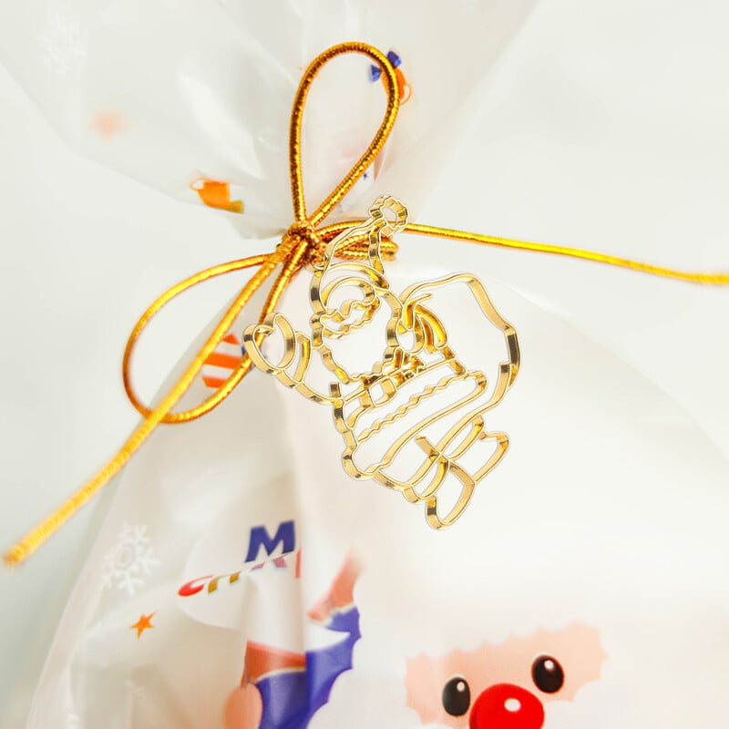 10 τμχ Χριστουγεννιάτικη Εποξειδική Κόλλα Κρυστάλλου UV Ρητίνη Μεταλλικό περίγραμμα DIY Κολιέ κοσμημάτων κατασκευής κορνίζας Κρεμαστό αξεσουάρ