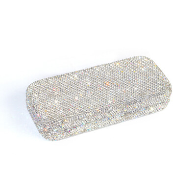 Θήκες γυαλιών ηλίου Bling Glitter Αξεσουάρ για γυαλιά Girly Organizer Γυναικεία φορητά γυαλιά αποθήκευσης Κουτιά Γυναικείο κάλυμμα γυαλιού ματιών