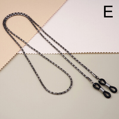 Mados akinių grandinėlė Kabantys akinių grandinėlė moterims Vasaros kaklo akiniai nuo saulės Kaukės dirželis Rankų darbo karoliai Akiniai nuo saulės dirželis