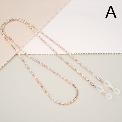 Mados akinių grandinėlė Kabantys akinių grandinėlė moterims Vasaros kaklo akiniai nuo saulės Kaukės dirželis Rankų darbo karoliai Akiniai nuo saulės dirželis