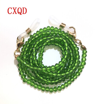 Χειροποίητη αλυσίδα γυαλιών ανάγνωσης μόδας για γυναικεία κορδόνια γυαλιών ηλίου 3 χιλιοστών ηλεκτρολυμένο κορδόνι γυαλιά μάσκες με χάντρες Δώρο Χονδρική