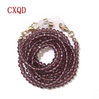 Χειροποίητη αλυσίδα γυαλιών ανάγνωσης μόδας για γυναικεία κορδόνια γυαλιών ηλίου 3 χιλιοστών ηλεκτρολυμένο κορδόνι γυαλιά μάσκες με χάντρες Δώρο Χονδρική