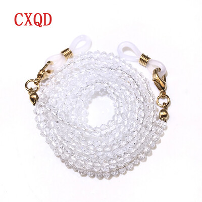 Χειροποίητη αλυσίδα γυαλιών ανάγνωσης μόδας για γυναικεία κορδόνια γυαλιών ηλίου 3 χιλιοστών ηλεκτρολυμένο κορδόνι γυαλιά μάσκες με χάντρες Δώρο Χονδρική