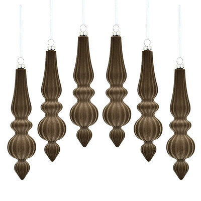 6 бр./кутия Висулки за коледно дърво Кадифена кратуна Висяща висяща прозорческа сцена Комплект за домашен декор Коледна елха Висяща висулка Noel Natale