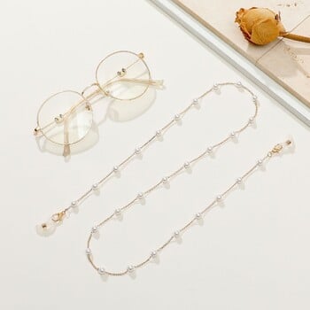 Fashion Pearl Glasses Chain Γυναικεία Ανδρικά γυαλιά ηλίου κορδόνι γυαλιά ηλίου Στήριγμα γυαλιών με κορδόνι λουράκι λαιμού σχοινί 2023 Τάση