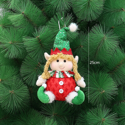 Kalėdų eglutės papuošalai, Elfų ramentų saldainių pakabukai, Elfų lėlės Kalėdinės dovanos vaikams, Padėkos eglutės namų dekoravimas