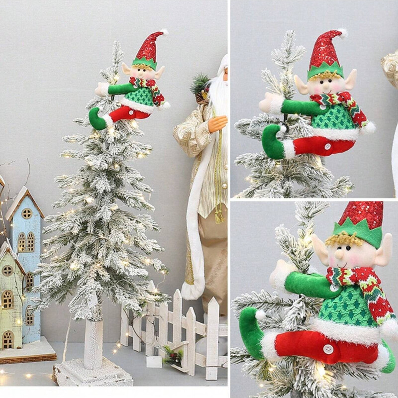 Kalėdų eglutės papuošalai, Elfų ramentų saldainių pakabukai, Elfų lėlės Kalėdinės dovanos vaikams, Padėkos eglutės namų dekoravimas