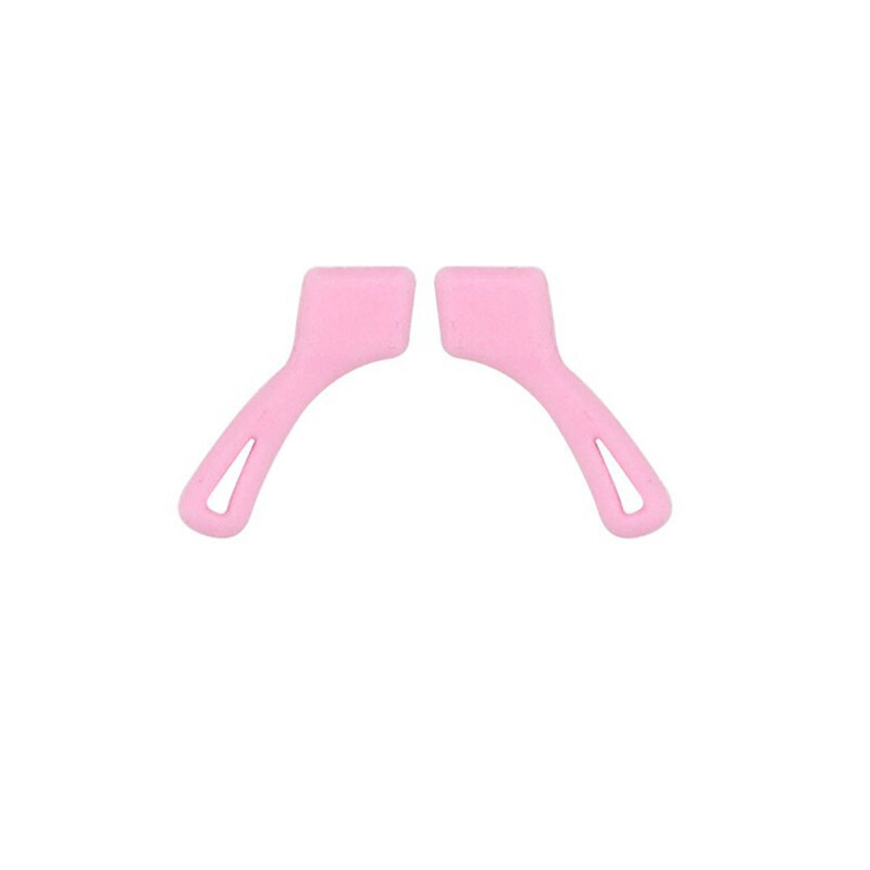 1 perechi Suport anti-alunecare din silicon de calitate superioară pentru accesorii ochelari Cârlig pentru ureche alb/negru Ochelari de sport pentru ochelari