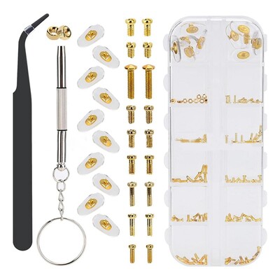 Glasses Nose Pad Eyeglasses Nose Pads Eye Glass Repair Kit με βίδες, για γυαλιά ματιών