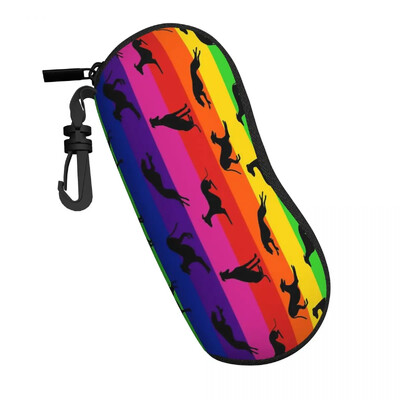 Narcizų skaliko akinių dėklas, atsparus vandeniui, priedai Kurtas vipetas Lurcher šunų akinių laikymo dėžutė Apsauginė akinių dėžutė