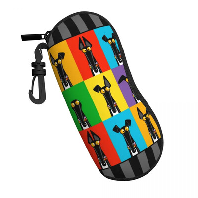 Narcizų skaliko akinių dėklas, atsparus vandeniui, priedai Kurtas vipetas Lurcher šunų akinių laikymo dėžutė Apsauginė akinių dėžutė