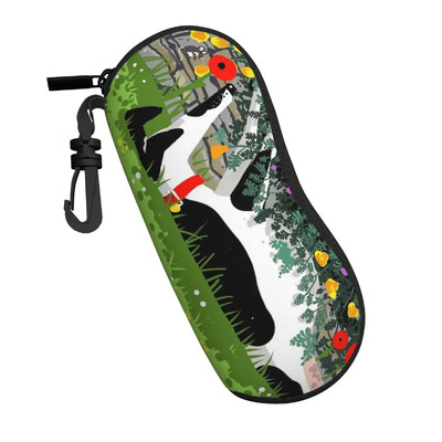 Narcizų skaliko akinių dėklas, atsparus vandeniui, priedai Kurtas vipetas Lurcher šunų akinių laikymo dėžutė Apsauginė akinių dėžutė