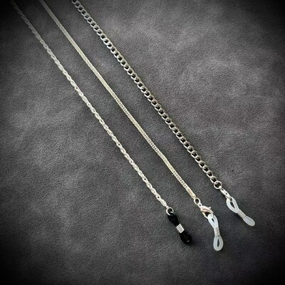 3vnt Metaliniai akiniai nuo saulės Kaukės grandinėlės dirželis moterims Vyrams juodos akinių grandinėlės, apsaugančios nuo praradimo ausinių laikiklis 2024 m. mados karoliai