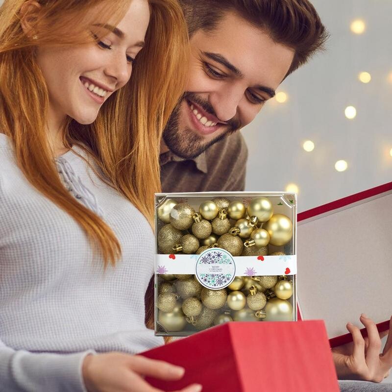 Ziemassvētku balles Mirdzoši rotājumi Bumbiņas Ziemassvētku eglītēm Ziemassvētku eglīšu bumbu rotājumi Pakarināms rotājums Neplīstošs