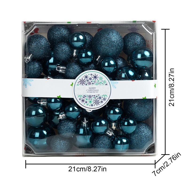 Ziemassvētku balles Mirdzoši rotājumi Bumbiņas Ziemassvētku eglītēm Ziemassvētku eglīšu bumbu rotājumi Pakarināms rotājums Neplīstošs