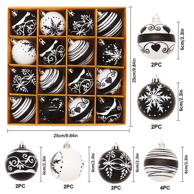 Χριστουγεννιάτικη μπάλα πλαστική επιμεταλλωμένη μπάλα σετ Χριστουγεννιάτικο δέντρο κρεμαστή μπάλα γιορτινή ατμόσφαιρα Χριστουγεννιάτικα αξεσουάρ διακοσμητικά