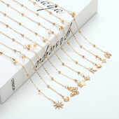 Μόδα Γυναικεία Γυαλιά Αλυσίδα Αντιολισθητικά Γυαλιά Ανάγνωσης Γυαλιά ηλίου Κορδόνι Στήριγμα λουράκι Μεταλλικά Αξεσουάρ γυαλιών με χάντρες Κοσμήματα