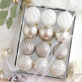 Χριστουγεννιάτικες μπάλες σαμπάνιας Στολίδια Διαφανές Χριστουγεννιάτικο Δέντρο Διακόσμηση πάρτι Πρωτοχρονιάτικο κρεμαστό χριστουγεννιάτικο σφαίρες Νέο 2024