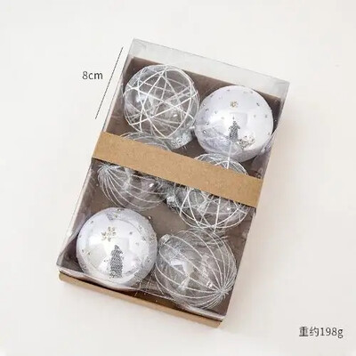 Χριστουγεννιάτικες μπάλες σαμπάνιας Στολίδια Διαφανές Χριστουγεννιάτικο Δέντρο Διακόσμηση πάρτι Πρωτοχρονιάτικο κρεμαστό χριστουγεννιάτικο σφαίρες Νέο 2024