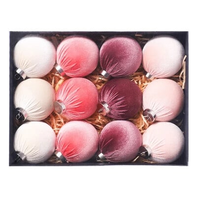 Χριστουγεννιάτικο δέντρο στολίδια στολίδια 8 εκ. 12 τμχ. Χαριτωμένα στολίδια κρεμαστά σε επιφάνειες για πάρτι σπιτιού στον κήπο