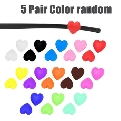 5 poros / siunta Neslystantys silikoniniai akiniai ausų kabliukai vaikams akiniai vaikams sportiniai šventyklų antgaliai minkšti ausų kabliukai