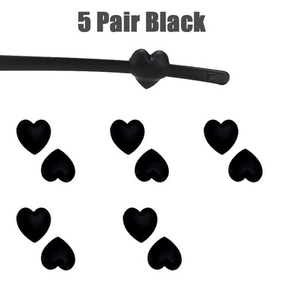 5 poros / siunta Neslystantys silikoniniai akiniai ausų kabliukai vaikams akiniai vaikams sportiniai šventyklų antgaliai minkšti ausų kabliukai