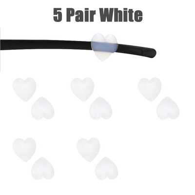 5 poros / siunta Neslystantys silikoniniai akiniai ausų kabliukai vaikams akiniai vaikams sportiniai šventyklų antgaliai minkšti ausų kabliukai