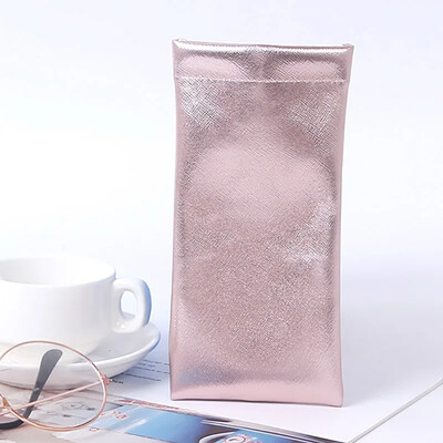 Γυναικείες μαλακές θήκες για γυαλιά ανάγνωσης PU Αδιάβροχη θήκη για γυαλιά ηλίου Θήκη ταξιδιού Απλές τσάντες αποθήκευσης γυαλιών Αξεσουάρ γυαλιών