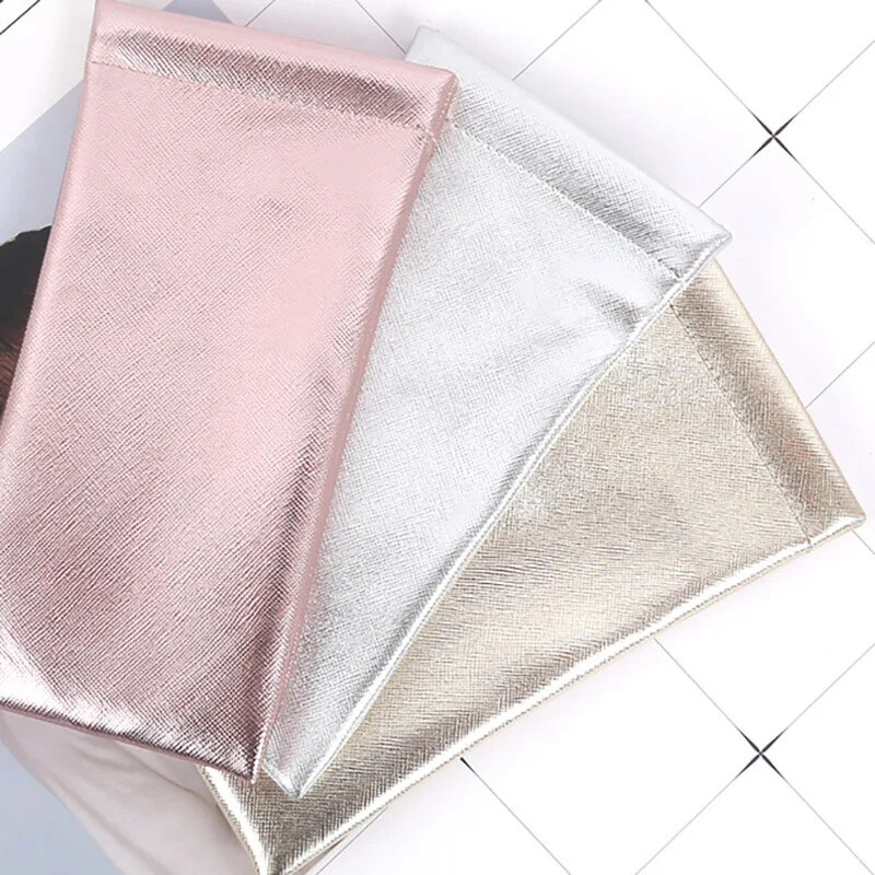 Γυναικείες μαλακές θήκες για γυαλιά ανάγνωσης PU Αδιάβροχη θήκη για γυαλιά ηλίου Θήκη ταξιδιού Απλές τσάντες αποθήκευσης γυαλιών Αξεσουάρ γυαλιών