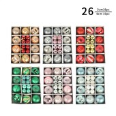 6 εκ. 3 εκ. Κόκκινο κρασί Χριστουγεννιάτικα στολίδια χριστουγεννιάτικης μπάλας Σκούρο Πράσινο Λευκό Διακόσμηση χριστουγεννιάτικου δέντρου Νέο μενταγιόν Χριστουγεννιάτικες σφαίρες