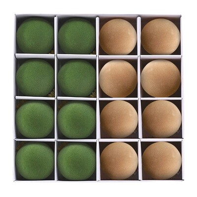 Χριστουγεννιάτικες μπάλες 1,97 ιντσών από βελούδο Χριστουγεννιάτικα στολίδια Μπάλες 12/16 καρατίων Χριστουγεννιάτικο δέντρο Χριστουγεννιάτικο πάρτι Κρεμαστό στολισμό για διακόσμηση σπιτιού