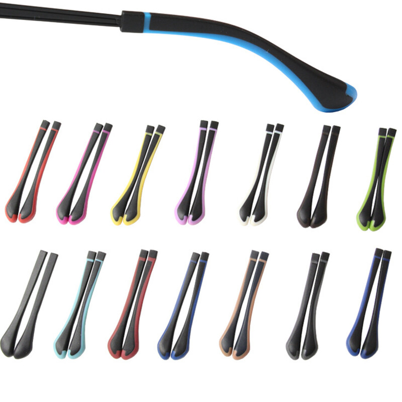 Silikona roktura tempļa uzgaļa turētājs Briļļu brilles, roktura spilvens, pretslīdēšanas auss, āķis, brilles, briļļu aksesuāri, brilles