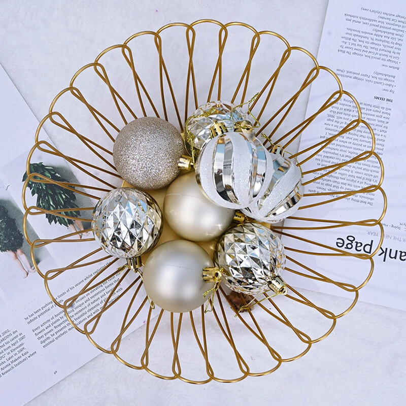 Χριστουγεννιάτικες μπάλες 16τμχ/Σετ για χριστουγεννιάτικα στολίδια Είδη πάρτυ Κρεμαστά Σαμπανιζέ Χρώμα Χριστουγεννιάτικες Μπάλες για Διακοσμητικά Σπίτι