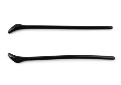 10 porų (20 vnt) neslystantys plastikiniai antgaliai, skirti metaliniams akiniams, akinių taisymo keitimo priedai