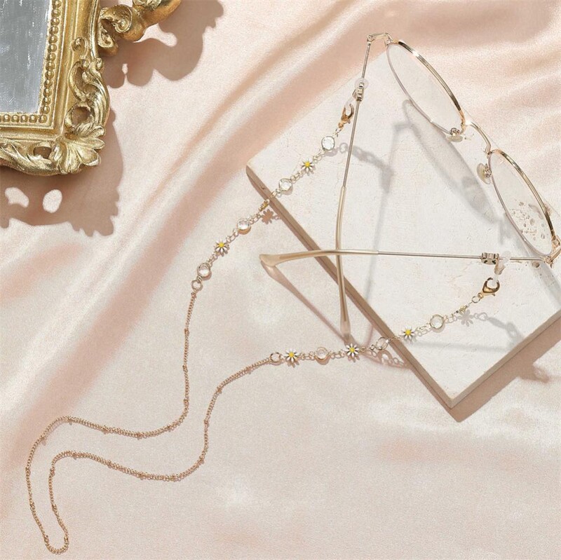 Kaukės grandinėlė Apsaugos nuo saulės akiniai Dekoratyvinė grandinėlė Daugiafunkcinė kaukė Kabantis Virvelė Kaklo papuošalas Bohemian Akiniai Akinių Grandinėlės